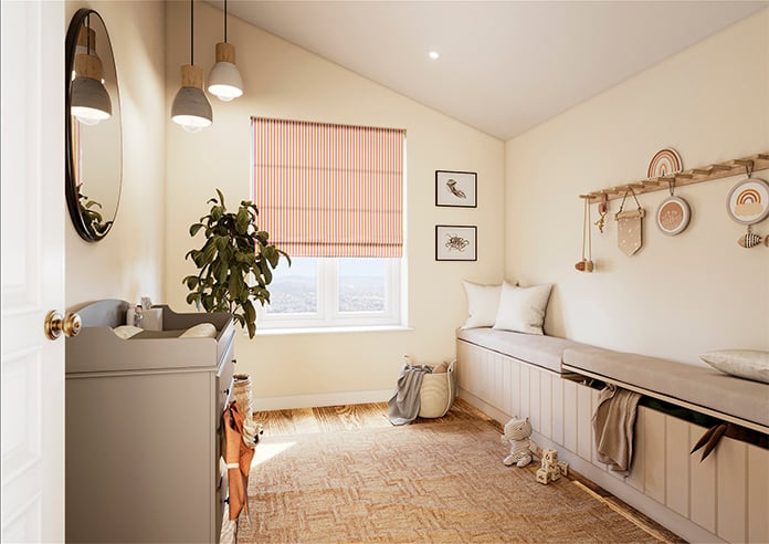 The British Stripe Co. Catherine, Notting Hill No.2 - Roman Blind - Image 6
